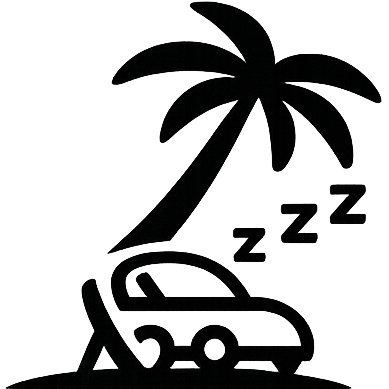 Conduite relaxe, une pause de temps en temps
